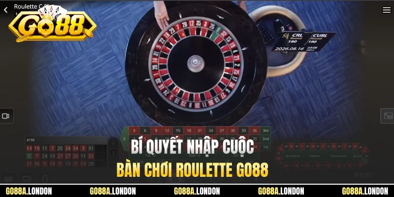 Bí quyết nhập cuộc bàn chơi Roulette GO88