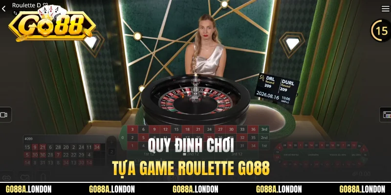 Quy định chơi tựa game Roulette GO88